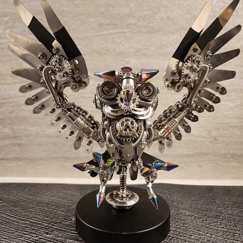 Owl Steampunk 3D Metal Puzzle