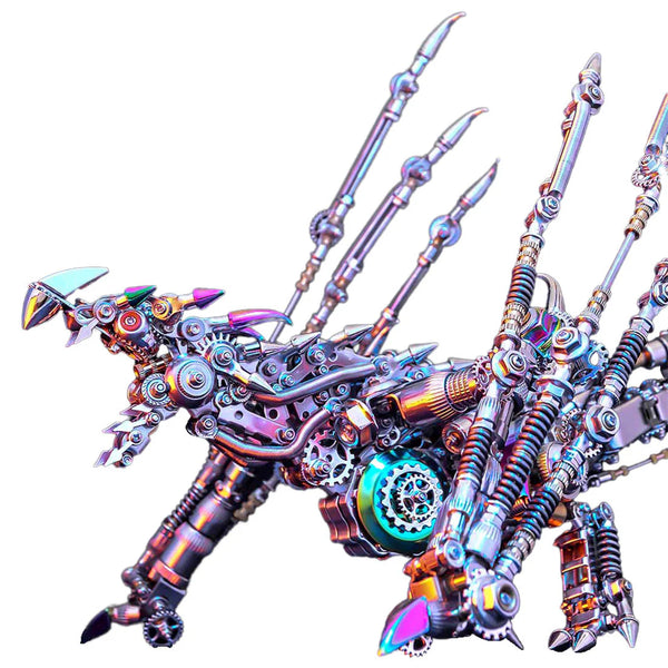 Western Dragon Cyberpunk Metal Puzzle Model Kit 1300 PCS