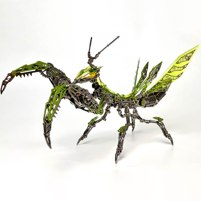 3D Metal Mechanical Mantis 1200 Pcs