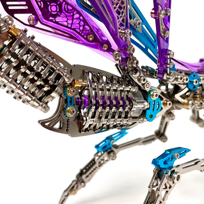 3D Metal Mechanical Mantis 1200 Pcs